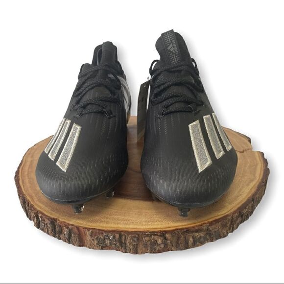 Adidas Mens Adizero Low Football Cleats Black Silver Metallic EH2707 Size 8.5 main image 7